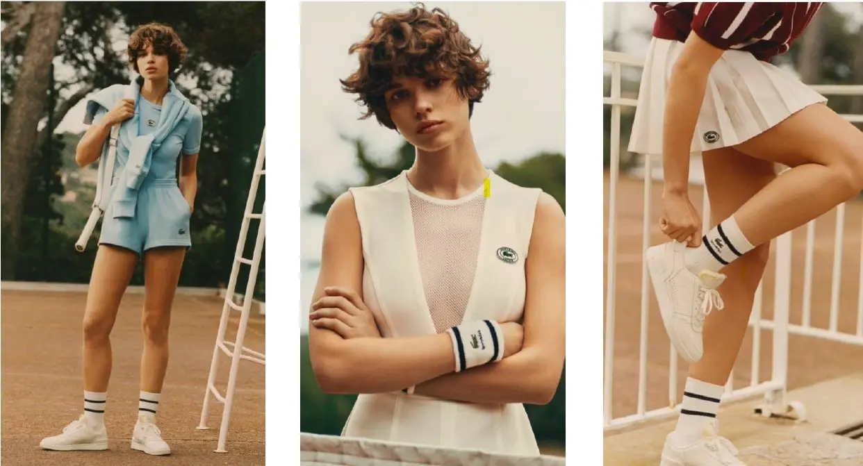 ✩mi✯ 新品 SPORTY & RICH × LACOSTE コラボ LACOSTE」と「SPORTY